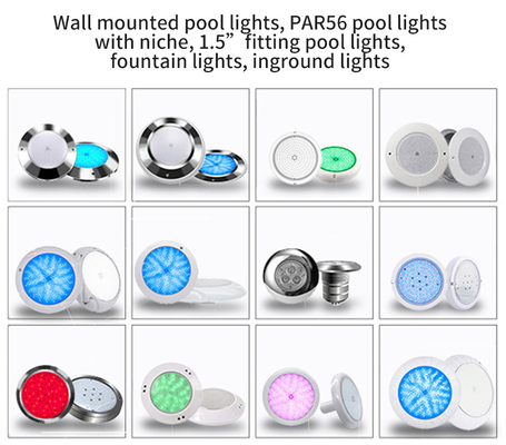 Imperméabilisez 12 le matériel fixé au mur de la lumière 120MM SS316L de piscine de volt LED